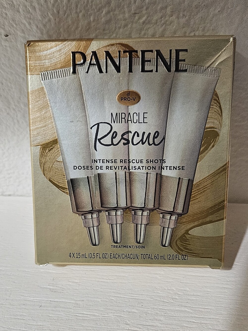 Pantene Miracle Rescue Intense Rescue Shots - White/Gold
